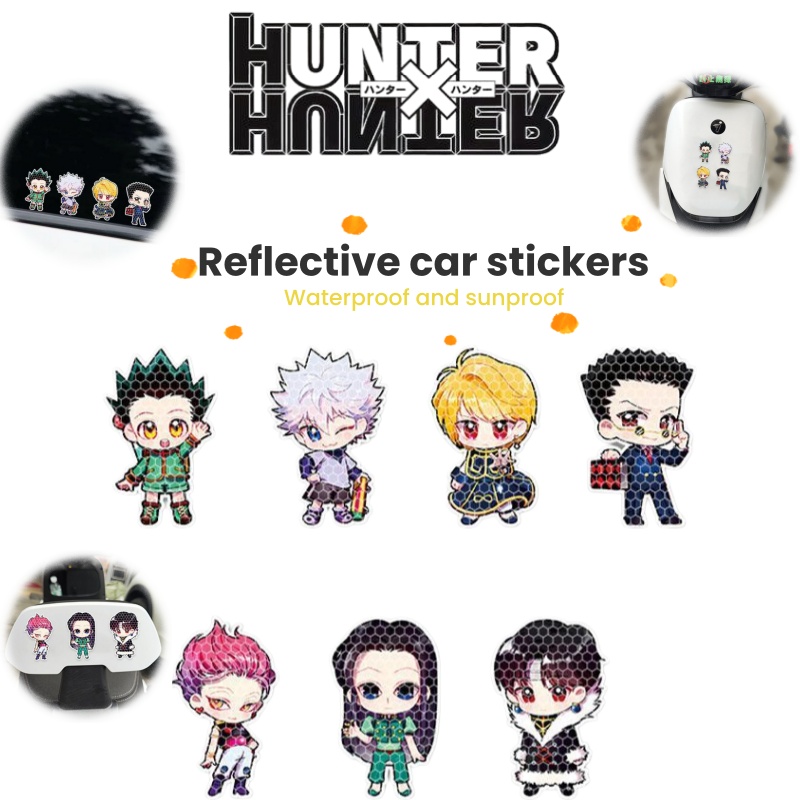 Car Accessories Japan - Anime Full-Time Hunter Sterke Reflecterende Waarschuwingssticker