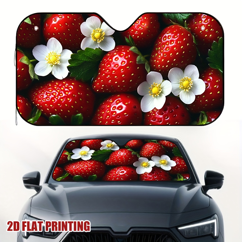1 stuk aardbeien en bloesems a - Car Accessories You Must Have recensie en prijs